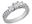Picture of Vintage Style Three Stone Diamond Engagement Ring